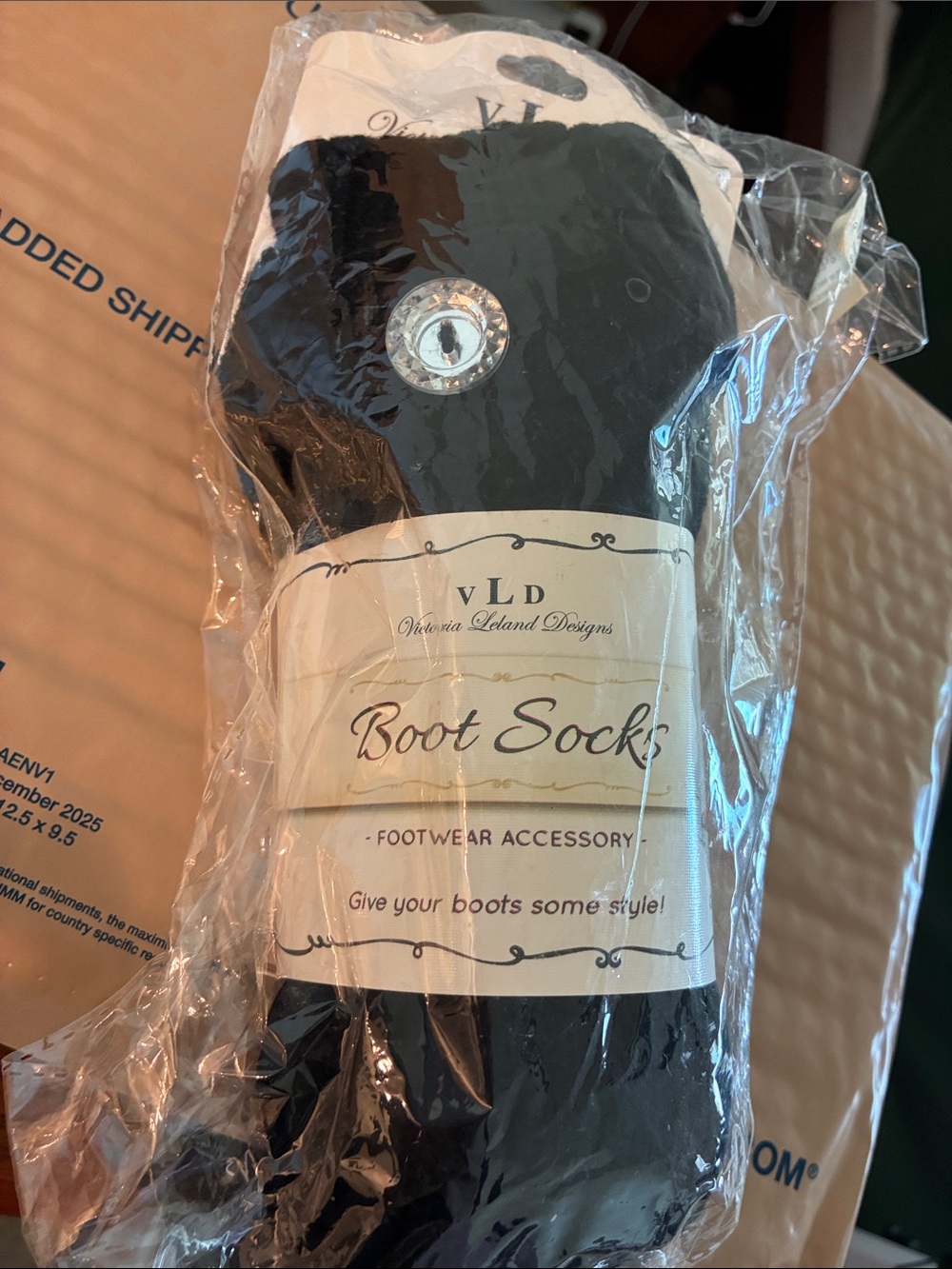 Women's Black Boot Socks - Cozy Footwear Accessory